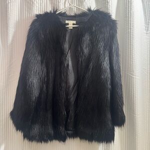 H&M faux fur jacket